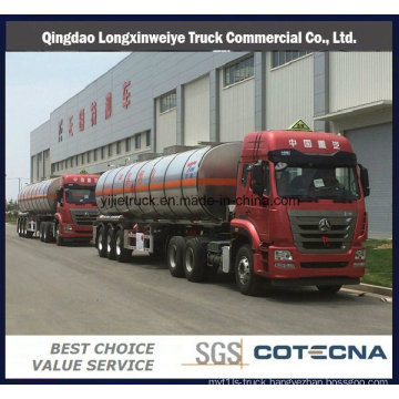 42, 000L Aluminum Oil Tank Semi Trailer